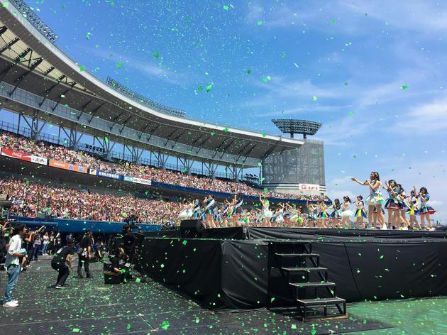 天娱旗下超级女团抵达日本新泻 空降AKB48总选举